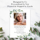 Invitation Célébration de la vie au monument funéraire d'Euca