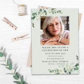 Invitation Célébration de la vie au monument funéraire d'Euca