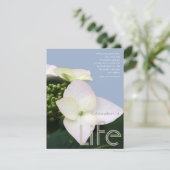 Invitation Célébration de la vie avec la citation inspirée 7 (Debout devant)