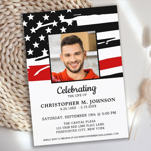 Invitation Célébration De La Vie Commémoration De La Ligne Ro