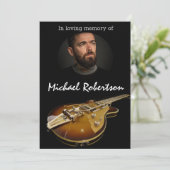 Invitation Célébration de la vie de la guitare électrique (Debout devant)