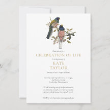 Célébration de la vie des oiseaux de jardin