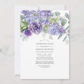 Invitation Célébration de la vie des succulents d'Eucalyptus  (Devant)