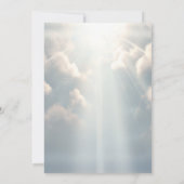 Invitation Célébration de la vie - Eaux calmes (Dos)