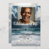 Invitation Célébration de la vie - Eaux calmes (Devant / Derrière)