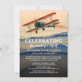 Invitation Célébration de la vie | Funérailles du pilote Mémo (Devant)