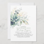 Invitation Célébration de la vie funéraire (Devant)