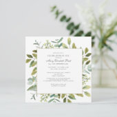 Invitation Célébration de la vie funéraire Mémorial Botanique (Debout devant)