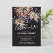 Invitation Célébration de la vie | Mémorial de feux d'artific (Debout devant)