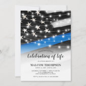 Invitation Célébration de la vie Mémorial de la Ligne Bleue M (Devant)