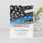 Invitation Célébration de la vie Mémorial de la Ligne Bleue M (Debout devant)