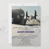 Invitation Célébration de la vie Memorial funeral Photo, Pilo (Devant)