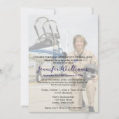 Invitation Célébration de la vie Memorial funeral Photo, Pilo (Devant)