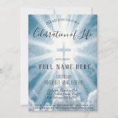 Invitation Célébration de la vie - Mémorial photo (Devant)