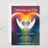 Invitation Célébration de la vie - Mémorial photo (Devant)