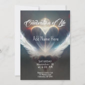 Invitation Célébration de la vie - Mémorial photo (Devant)