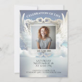 Invitation Célébration de la vie - Mémorial photo (Devant)