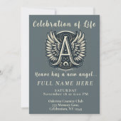 Invitation Célébration de la vie - Mémorial photo (Devant)