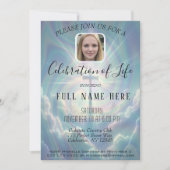 Invitation Célébration de la vie - Mémorial photo (Devant)
