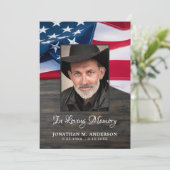 Invitation Célébration De La Vie Militaire Vétérinaire Améric (Debout devant)