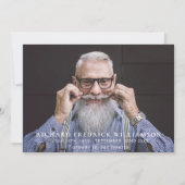 Invitation Célébration de la vie moderne photo funérailles (Devant)