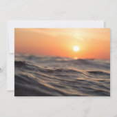 Invitation Célébration de la vie Ocean Lake Sunset Photo (Dos)