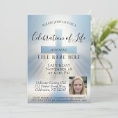 Invitation Célébration de la vie - Photo (Debout devant)