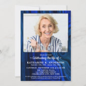 Invitation Célébration De La Vie Photo Personnalisée Mémorial (Devant)