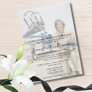 Invitation Célébration de la vie pilote Mémorial de l'aviateu