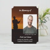 Invitation Célébration de la vie Service Golfing Golf Golf Go (Debout devant)