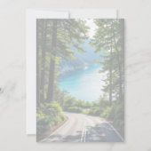 Invitation Célébration de la vie sur la route forestière Phot (Dos)