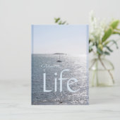 Invitation Célébration de la vie sur le paysage marin 1 Invit (Debout devant)