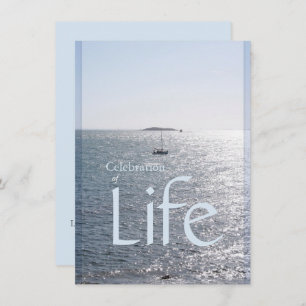 Invitation Célébration de la vie sur le paysage marin 1 Invit