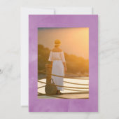 Invitation Célébration de la vie sur le thème du vin floral p (Dos)