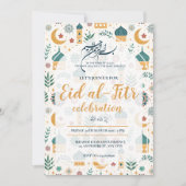 Invitation Célébration de l'Aïd al-Fitr Fête Eid Mubarak Modi (Devant)