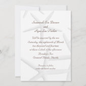 Invitation Célébration de l'Amour, Mariage de poisson étoile  (Dos)