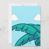 Invitation Célébration de l'anniversaire de Dinosaur (Dos)