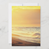 Invitation Célébration de l'anniversaire de mariage au lever  (Dos)