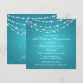 Invitation Célébration de l'anniversaire de mariage Chaîne Pa (Devant / Derrière)