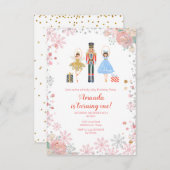 Invitation CÉLÉBRATION DE L'ANNIVERSAIRE DE NUTCRACKER 8e ann (Devant / Derrière)