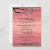 Invitation Célébration de l'anniversaire des 35 ans des tourt (Dos)