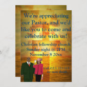Invitation Célébration de l'appréciation des pasteurs (Devant / Derrière)