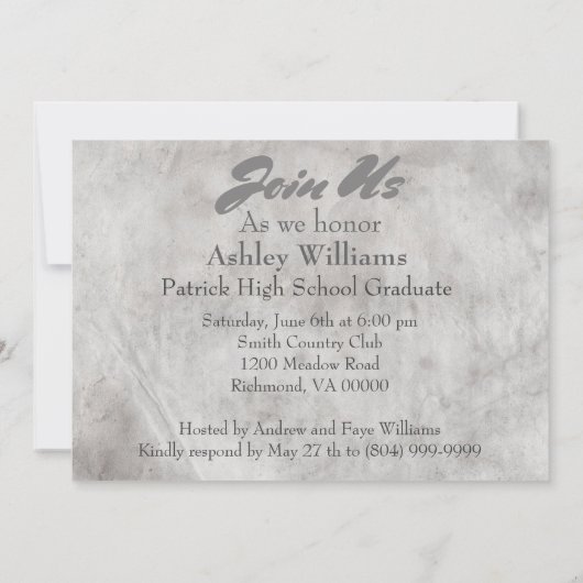 Invitation Célébration de l'Argent 2017 (Dos)