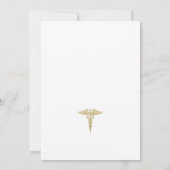 Invitation Célébration de l'élégante blouse blanche (Dos)