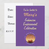 Invitation Célébration de l'enchantement customisée SGI Gohon (Devant / Derrière)