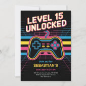 Invitation Célébration de l'équipe de gamers épiques (Devant)