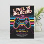 Invitation Célébration de l'équipe de gamers épiques (Debout devant)