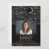 Invitation Célébration de l'étoile tombée de la vie funéraire (Devant)