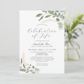 Invitation Célébration de l'Eucalyptus à vie (Debout devant)