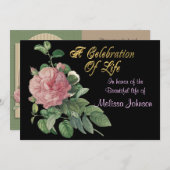 Invitation Célébration de l'invitation à la vie (Devant / Derrière)